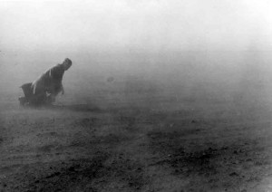 Dust Storm At Lethbridge Research Station